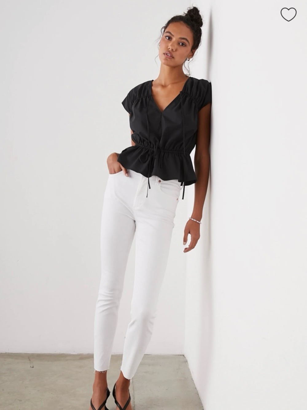 Rails Black Savi Top